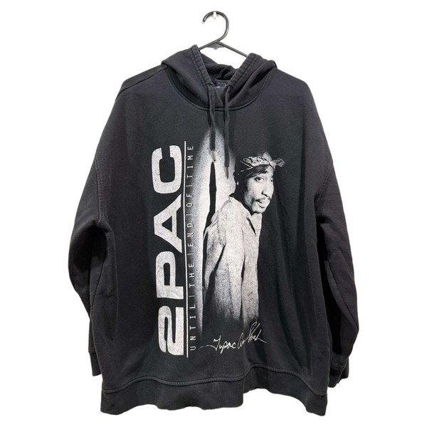 2Pac Graphic Hoodie Size 18 Good Condition #33929