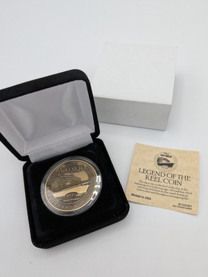 Disney Cruise Line DCL Adventure Keel Coin w/ Captain Mickey Mouse