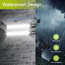 Solar Pendant Light Outdoor&Indoor Hanging Light for Barn Shed Garden Waterproof