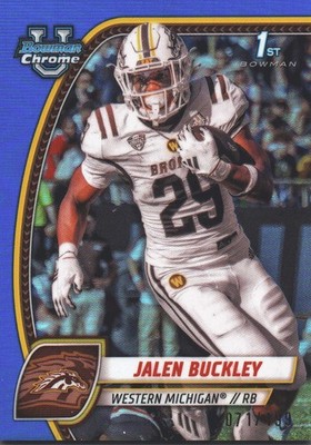 2024 Topps Bowman U Chrome Blue /199 Jalon Walker #89 Georgia Bulldogs