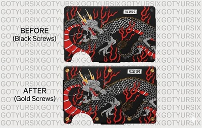 #ad #ad 🔥2.0 RIDGE WALLET RYU w GOLD PVD SCREWS READY TO GIFT or USE $99.67