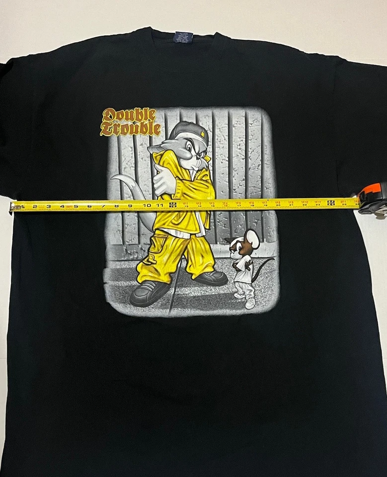 Camiseta Tom & Jerry Talla 4XL Hip Hop Street Wear De Colección Y2K De Lujo Por LG Tag Foto 4 de 4