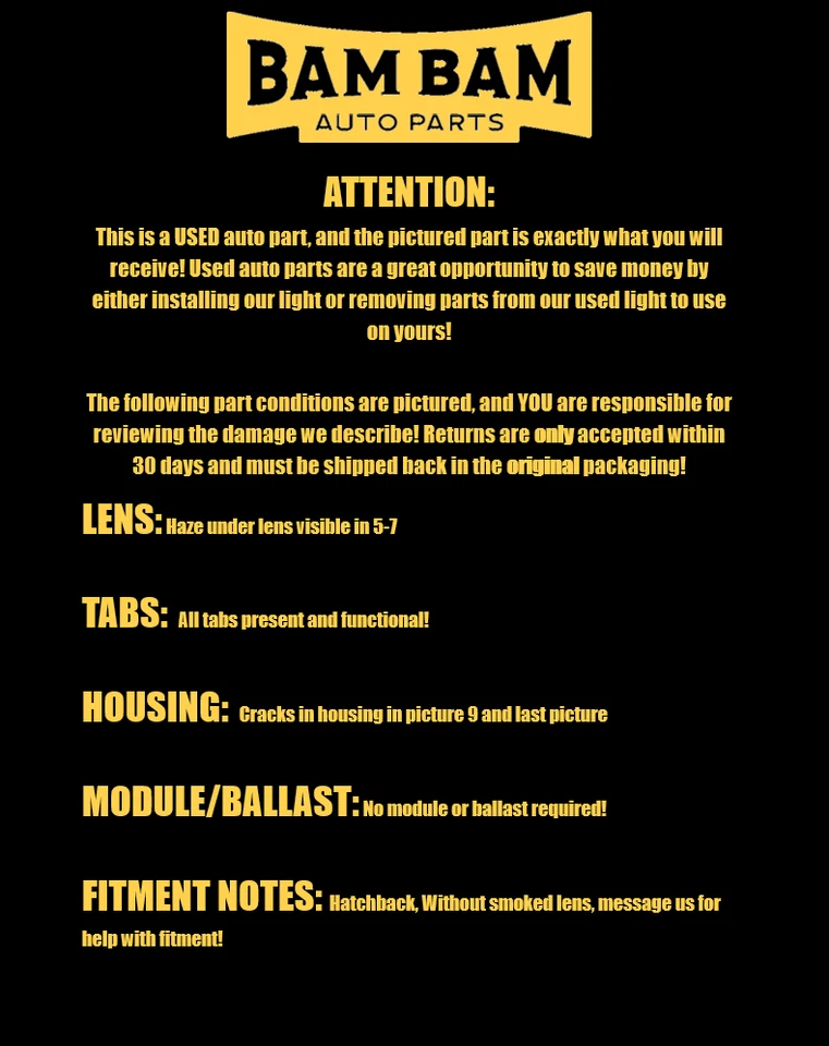 25 Honda Civic RH Passenger Side Headlamp Assembly OEM Foto 2 de 4