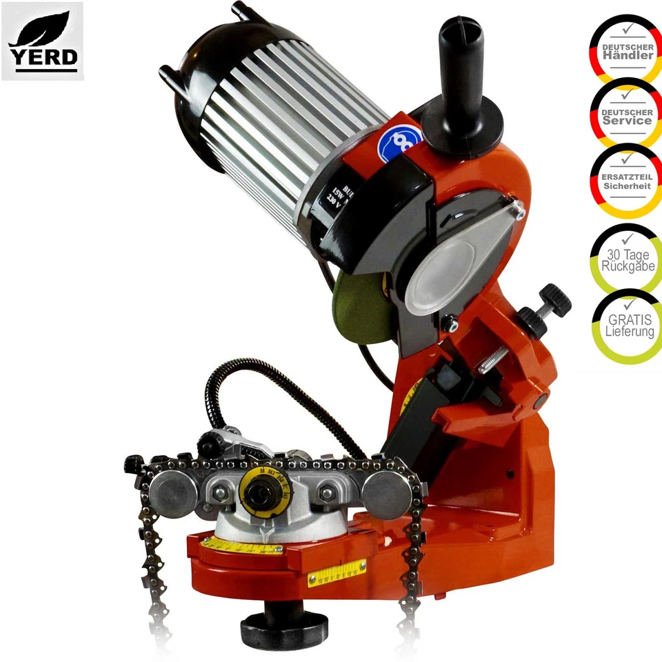 Ketten Schärf Gerät TECOMEC Super-Jolly Schleif Säge Motor Elektrisch Profi