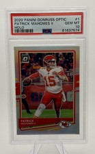 2020 Panini Donruss Optic Patrick Mahomes II #1 HOLO PSA 10 - Chiefs