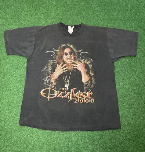 Ozz Fest Ozzy Osbourne Black Sabbath Vintage Faded XL C 2000s vintage concert t-shirt, vintage, size XL, single stitch, B+ condition