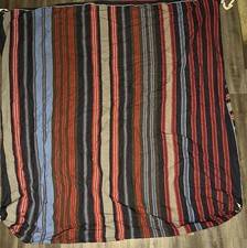 Pottery Barn PB Teen Duvet Cover Multicolor Stripes 80 x85 2 Pillow Cases