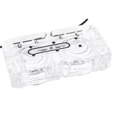Alphacool Eisdecke Dual D5 Pump Top, Plexi