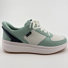 Kizik Brisbane Womens Size 6.5D Blue White Athletic Hands Free Shoes Sneakers