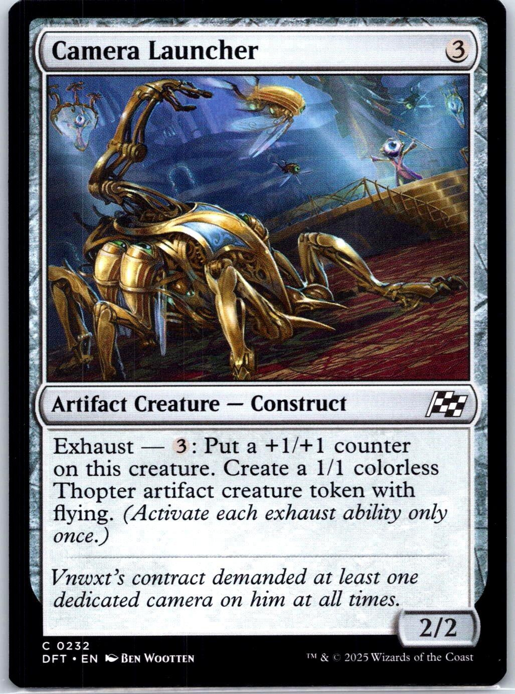Camera Launcher 232 Common Aetherdrift Magic: The Gathering Near Mint