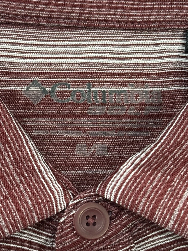 Texas State Bobcats Columbia Golf Polo Shirt Men’s Medium Maroon Short Sleeve - Image 4 of 4