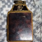 Ronson Antique Gold ToneCompact/ Cigarette Case Lighter with Black Enamel — photo 6