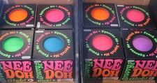 Lot of 4 Schylling NEE DOH Groovy Glob Stress Balls Fidget Toy, Color Mix Pink