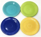 Fiesta ~ Mixed Color Lot Of 4 - 7 1/4” Salad Plates Fiestaware