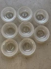 Anchor Hocking Miss America Clear Depression Glass 6" CerealFruit Bowls Set of 8