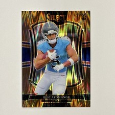 2025 Panini Select Elic Ayomanor #127 (RC) Premier Level Copper Prizm Shock /899