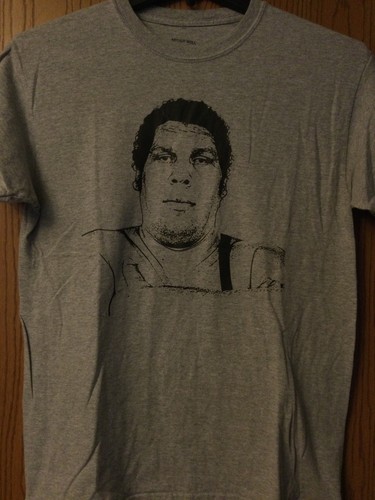 Andre The Giant - Gray Shirt - Portrait Image Of Andre The Giant