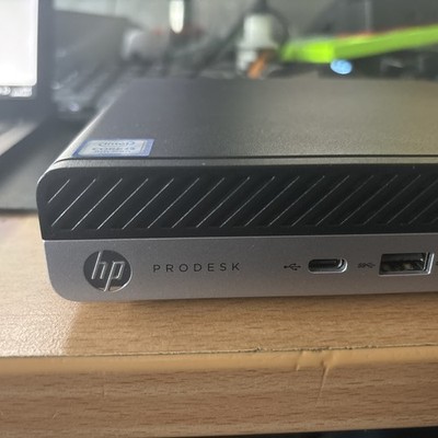 HP ProDesk 600 G5 Mini PC (2019) i3-9100T 8GB 256GB Win 11 bereits installiert 