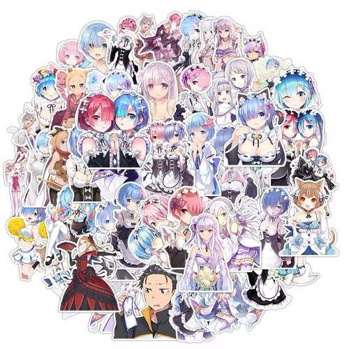 50pcs RE: ZERO - Starting Life in Another World Cartoon Graffiti Sticker Anime - Picture 1 of 3