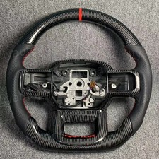 Customized Heat Carbon Fiber Steering Wheel For Ford Ford Raptor F150 2021-2025