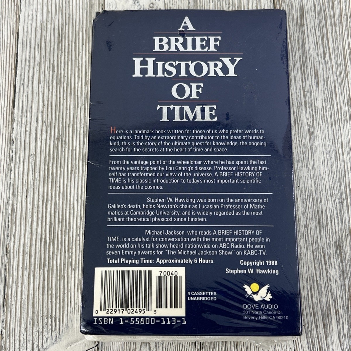 A Brief History Of Time Is Written By