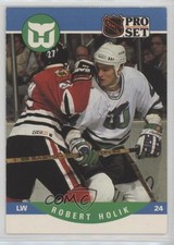 1990 Pro Set Bobby Holik (Headers Aligned with Stats; Robert on Card) #609 1fa9