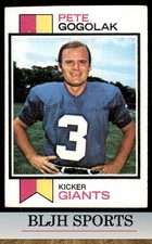 1973 Topps #368 Pete Gogolak New York Giants (2B8)