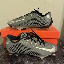 Mens 9 Nike Vapor Edge 360 VC Vapor Carbon Low Football Cleats Gray
