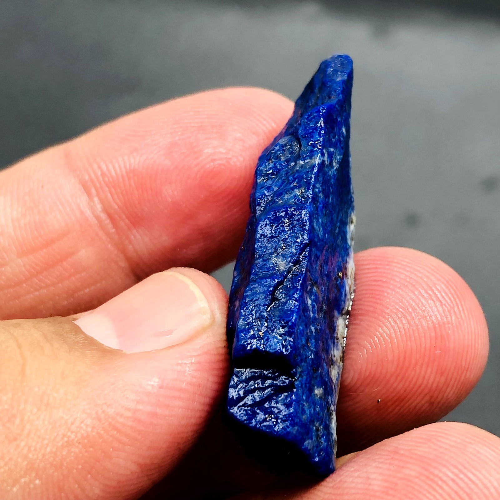 lapis lazuli Natural A+ Quality rough Madani  stone Raw With Pyrite    L905  12g