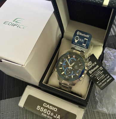 Casio EDIFICE EQB-900DB-2AJF Blue Dial Bluetooth Sport Solar Analog Men Watch