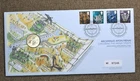 GB 2005 philatelic numismatic FDC Menai Straits with One Pound coin - Bridge