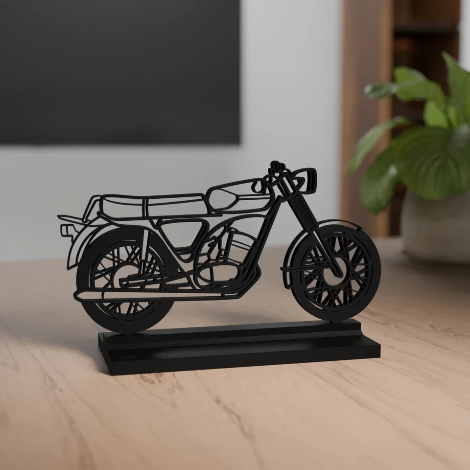 KS 125 Sport Modell 3D Dekoration - Geschenk für Motorradfans - Bild 1 von 3