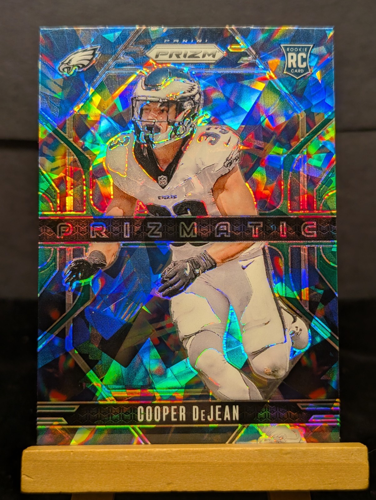 2024 Panini Prizm - Prizmatic Cooper DeJean #6 Green Ice Prizm (RC)