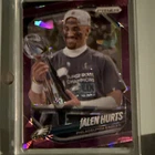 🔥2025 Panini Prizm Jalen Hurts Purple Cracked Ice Super Bowl #228 Eagles /225