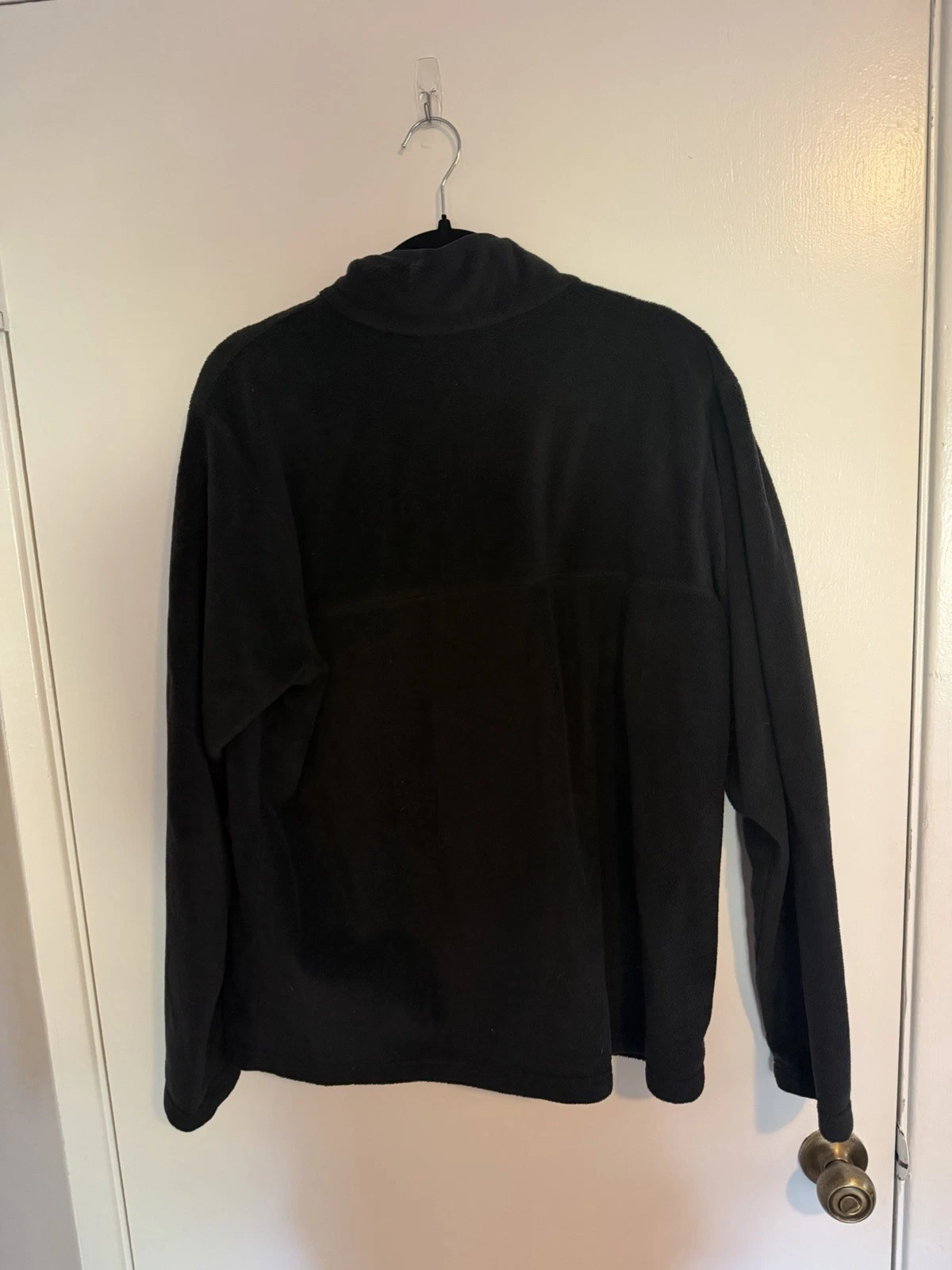 Columbia Steens Mountain Men’s Black 300 Fleece Snap Pullover Jacket L image 2