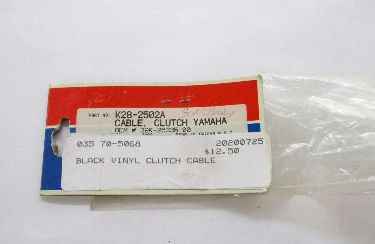 NEW MOTION PRO YAMAHA CLUTCH CABLE 70-5068 / K28-2502A / 39K-26335