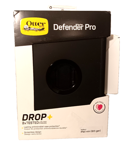 OtterBox Defender Pro Series Tablet Case for Apple iPad Mini 6th Gen - Black. - Picture 1 of 3