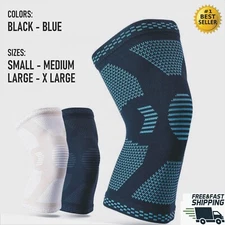 Breathable Elastic Knee Protector Brace. Sleeve, Knee Braces for Knee Pain Wrap