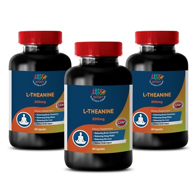 Organic Theanine - L-THEANINE EXTRACT 200MG - Supports Active Body Health - 3Bot