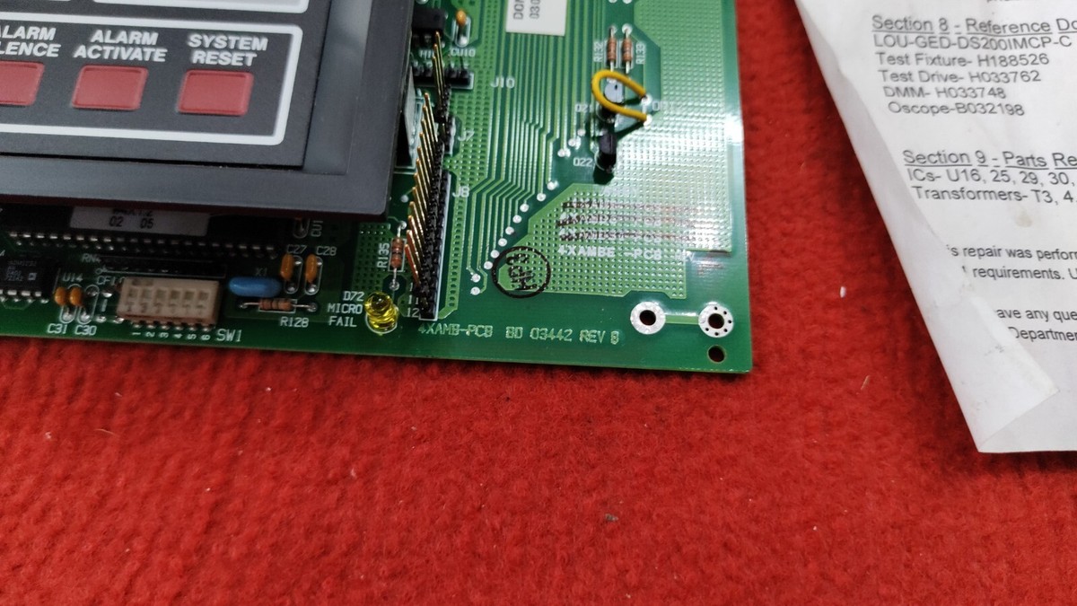 Silent Knight Scheda Di Controllo Antincendio 4 Zone - Modello 4XAMB-PCB (Nuova In Sacchetto)
