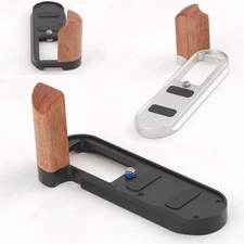 For LEICA X1/X2 Camera Wooden CNC Quick Release L Plate Bracket Holder Hand Grip