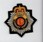 Embroidered Bullion Wire Crown ER Crest Blazer Badge Patch (04)