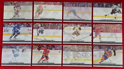 2017-18 UD Tim Hortons  TRIPLE EXPOSURE  Complete Set (12)..McDavid,OV,Crosby...