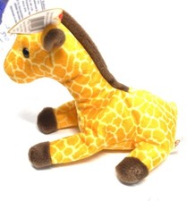 RARE RETIRED 1995 TY BEANIE BABY TWIGS THE GIRAFFE WITH PVC PELLETS Errors