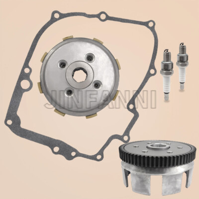 Clutch Kit & Clutch Basket w/Cover Gasket for Honda Rebel 250 CMX250C 1985-2016