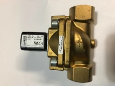 steam valve 1" NPT. 120V coil. Burkert 5404A1 14-87PSI