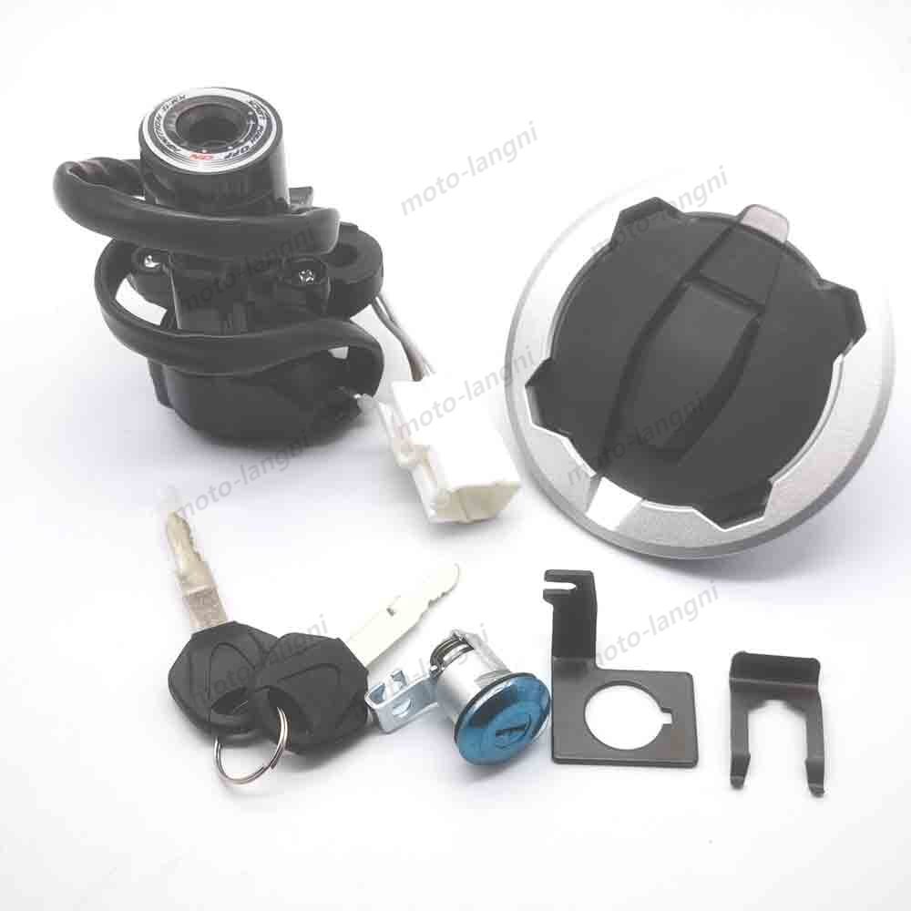 NintendoSwitchグレー4/17 For Kawasaki Ninja 650 Z650 2017-2023 Ignition Switch Lock
