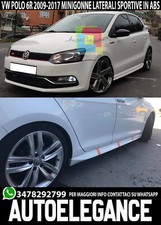 Schweller Seitenlichter VW Polo 6R 6C 2009-2017 ABS Spoiler Unten Anschluss