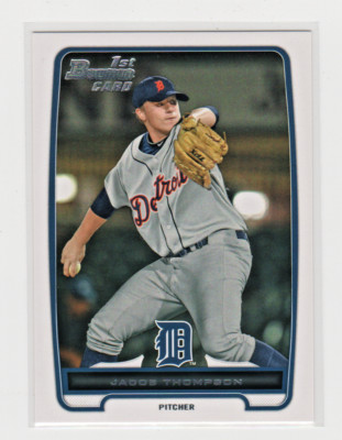 JACOB THOMPSON 2012 Bowman Draft DRAFT PICKS #BDPP38 Detroit Tigers