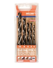 Wood Drill Set 4, 5, 6, 8, 10Mm, HSS-G For Hardwood, Wood Drill Spiral Drill